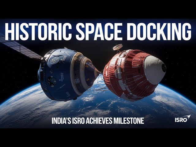 India Scripts History in Space Exploration with Successful Docking