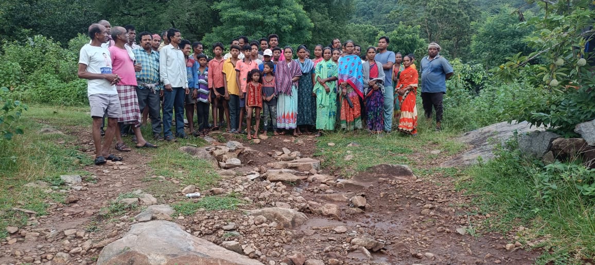 ତାମୁସିଂ ଗାଁକୁ ବିକାଶ ସାତସପନ ।