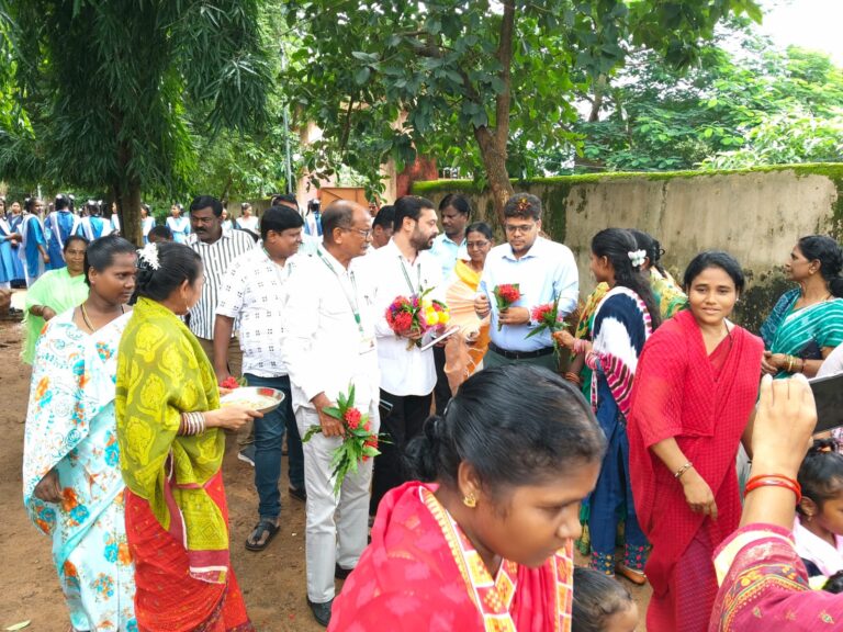 “Odisha State Food Commission member inspecting ration distribution in Gajapati district”