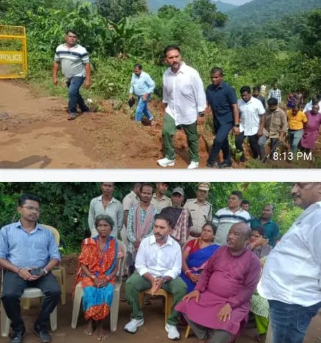 ପେକେଟ ଗ୍ରାମର ଭୁଷ୍କଳନ ଅଞ୍ଚଳ ବୁଲି ଲୋକଙ୍କ ସହ ଆଲୋଚନା କଲେ ପାରଳା ବିଧାୟକ।