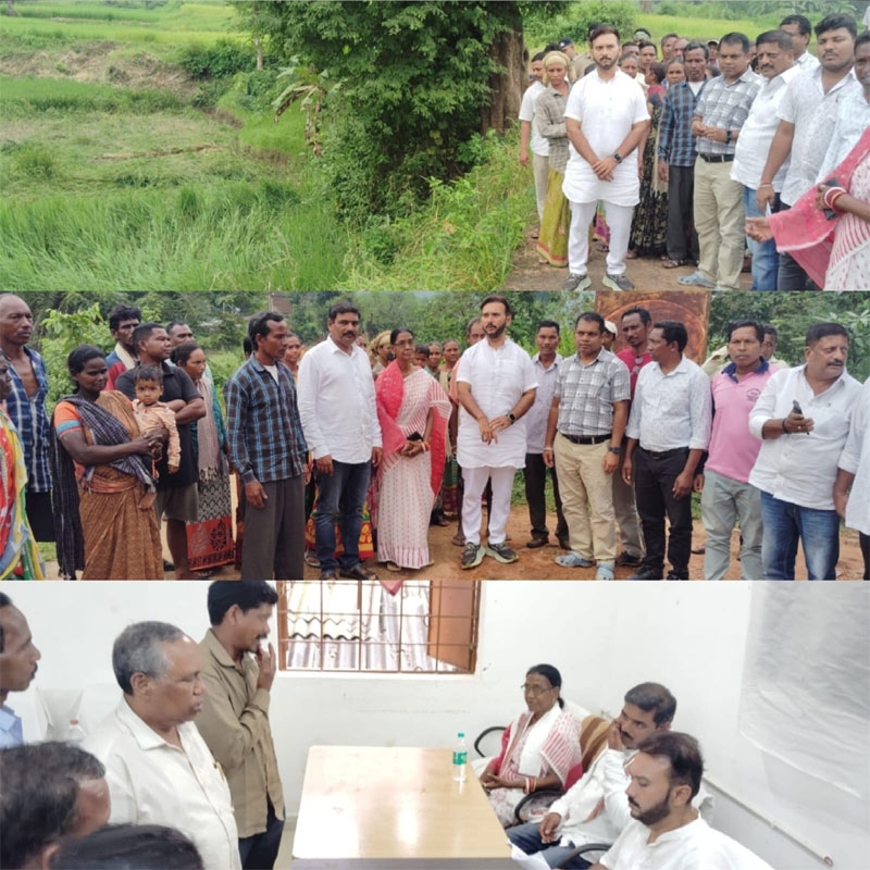 ପାରଳା ବିଧାୟକ ଗୁମ୍ମା ବ୍ଲକ କ୍ଷୟକ୍ଷତି ବୁଲି ଦେଖିଲେ ।