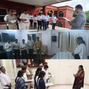 ଦୁର୍ନୀତି ନିବାରଣ ସଚେତନତା ସପ୍ତାହ ଉପଲକ୍ଷେ ସତ୍ୟନିଷ୍ଠା ଶପଥ ଗ୍ରହଣ କାର୍ଯ୍ୟକ୍ରମ ଅନୁଷ୍ଠିତ ।