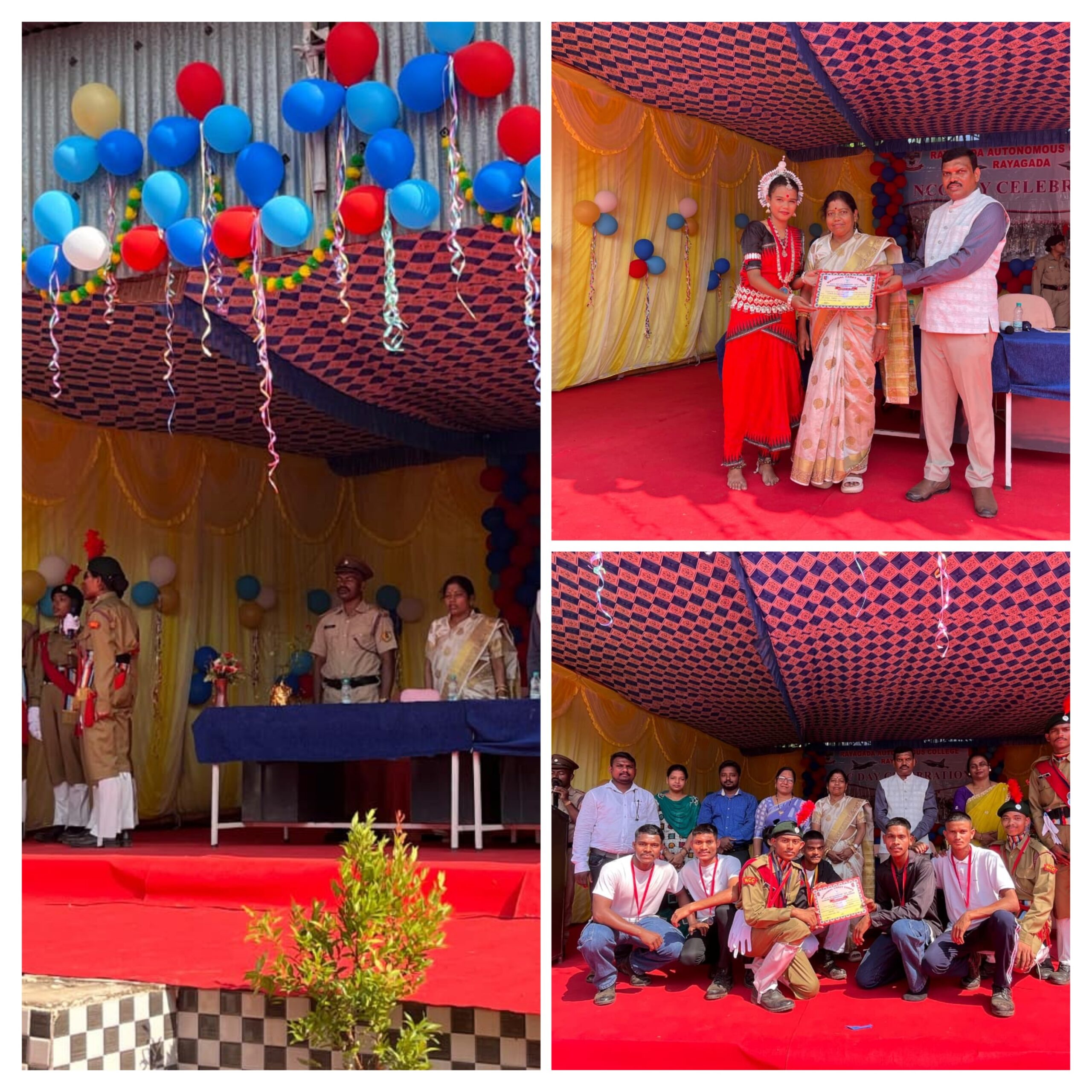 Rayagada Autonomous College Celebrates 77th NCC Day with Patriotic Fervour
