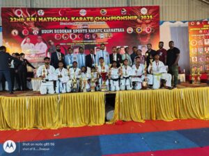 Budokan Karate-Do Association of Odisha Shines at 22nd KBI National Karate Championship