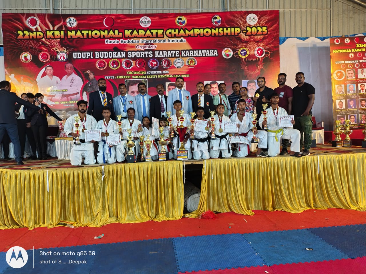 Budokan Karate-Do Association of Odisha Shines at 22nd KBI National Karate Championship