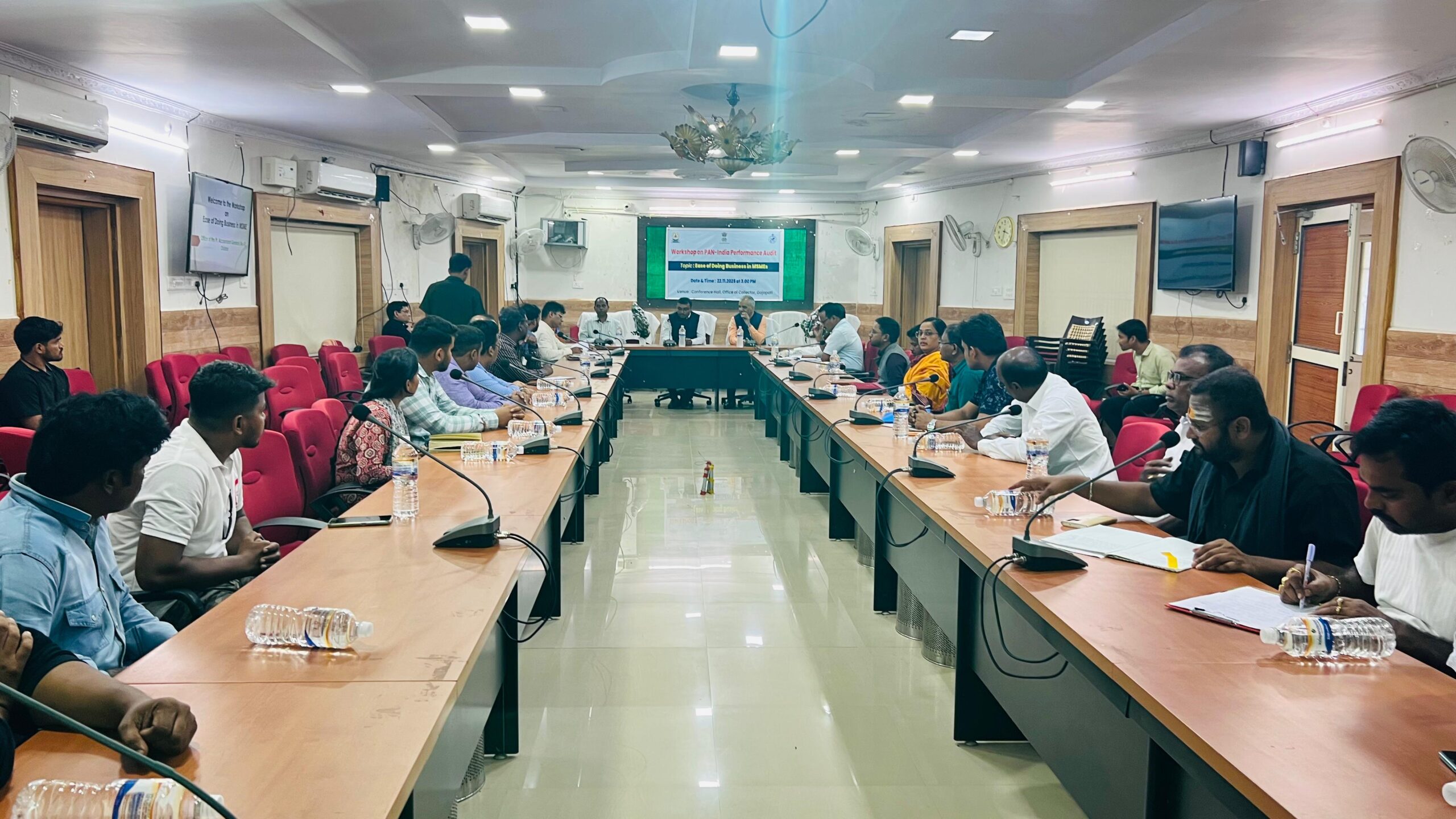 ଗଜପତି ଜିଲ୍ଲାରେ ଅଣୁ, କ୍ଷୁଦ୍ର ଏଵଂ ମଧ୍ୟମ ଉଦ୍ୟୋଗର ସହଜ ବ୍ୟବସାୟ ନିମନ୍ତେ ଦିନିକିଆ କର୍ମଶାଳା ଅନୁଷ୍ଠିତ