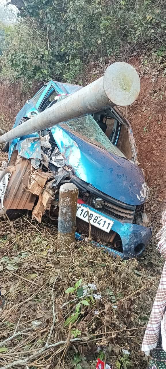 କୋରାପୁଟରେ ମର୍ମାନ୍ତିକ କାର ଦୁର୍ଘଟଣା: ଡ୍ରାଇଭରଙ୍କ ମୃତ୍ୟୁ