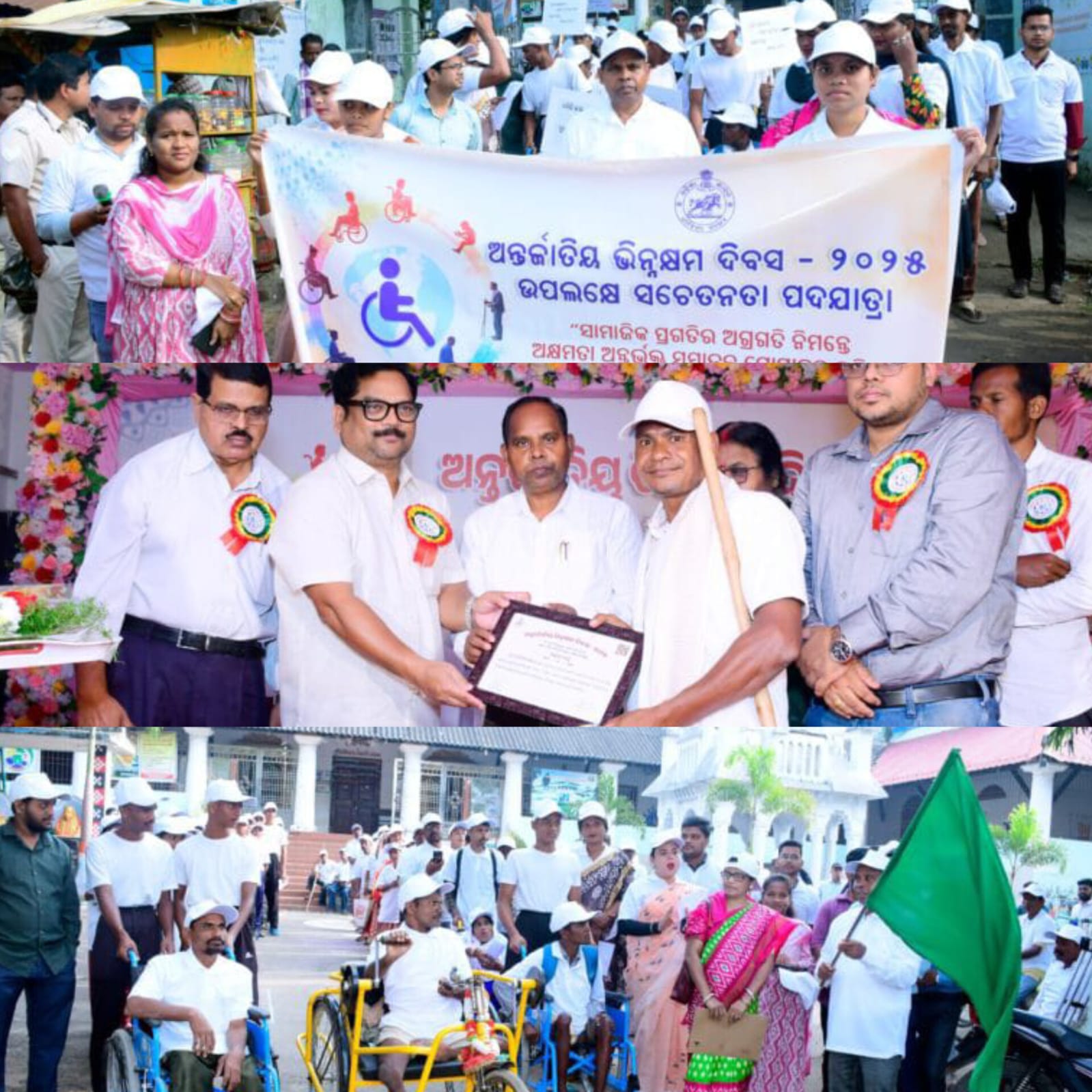 ଜିଲ୍ଲାସ୍ତରୀୟ ଆନ୍ତର୍ଜାତୀୟ ଭିନ୍ନକ୍ଷମ ଦିବସ ପାଳିତ।