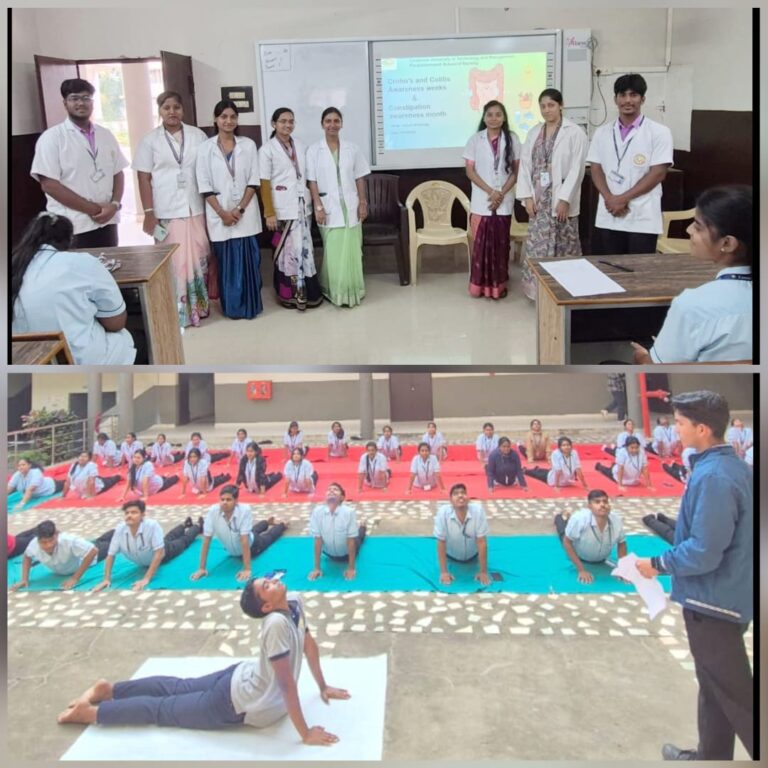 ସି:ୟୁ:ଟି:ଏମ: ନର୍ସିଂ ସ୍କୁଲରେ କ୍ରୋନ୍ସ ଏବଂ କୋଲାଇଟିସ୍ ସଚେତନତା ସପ୍ତାହ ଏବଂ କୋଷ୍ଠକାଠିନ୍ୟ ସଚେତନତା ମାସ ପାଳିତ ।  