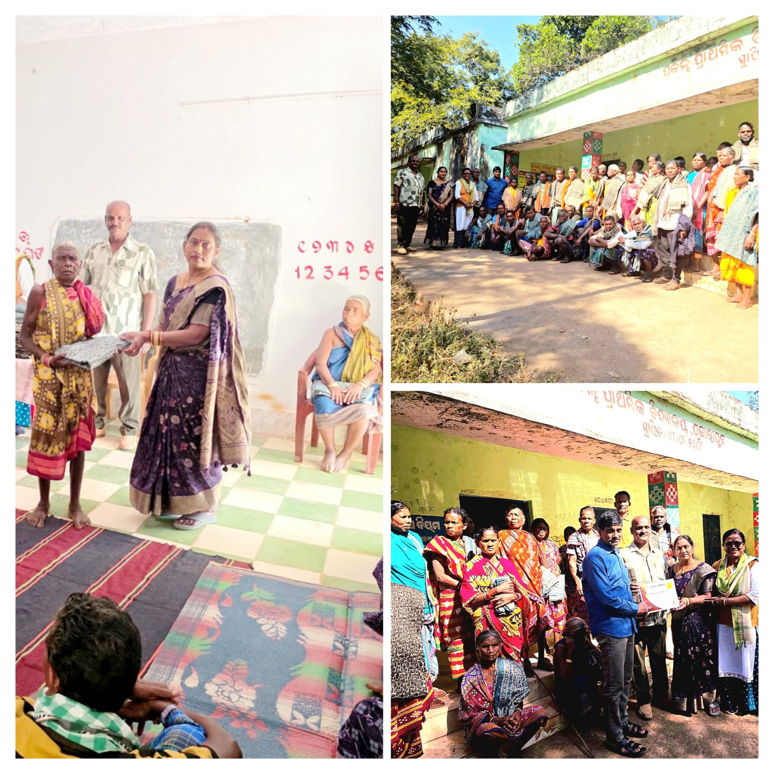 ଲିଭ ଫର ଅଦର୍ସର କାର୍ଯ୍ୟକ୍ରମରେ ପାତ୍ର ପରିବାରର ଶୀତବସ୍ତ୍ର ବଣ୍ଟନ।