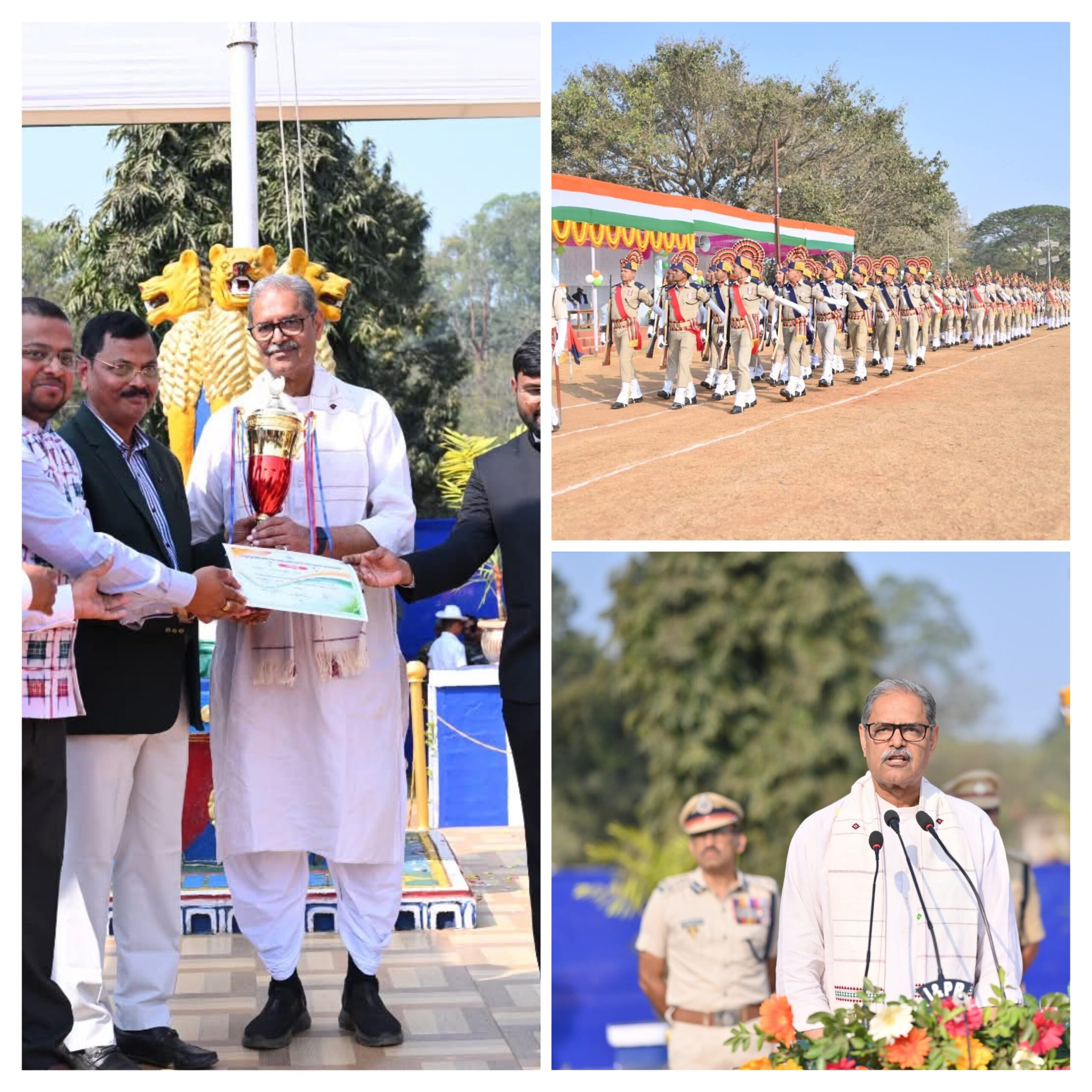 ୭୭ତମ ଗଣତନ୍ତ୍ର ଦିବସରେ କୋରାପୁଟ: ଉପମୁଖ୍ୟମନ୍ତ୍ରୀଙ୍କ ଦ୍ୱାରା ପତାକା ଉତ୍ତୋଳନ