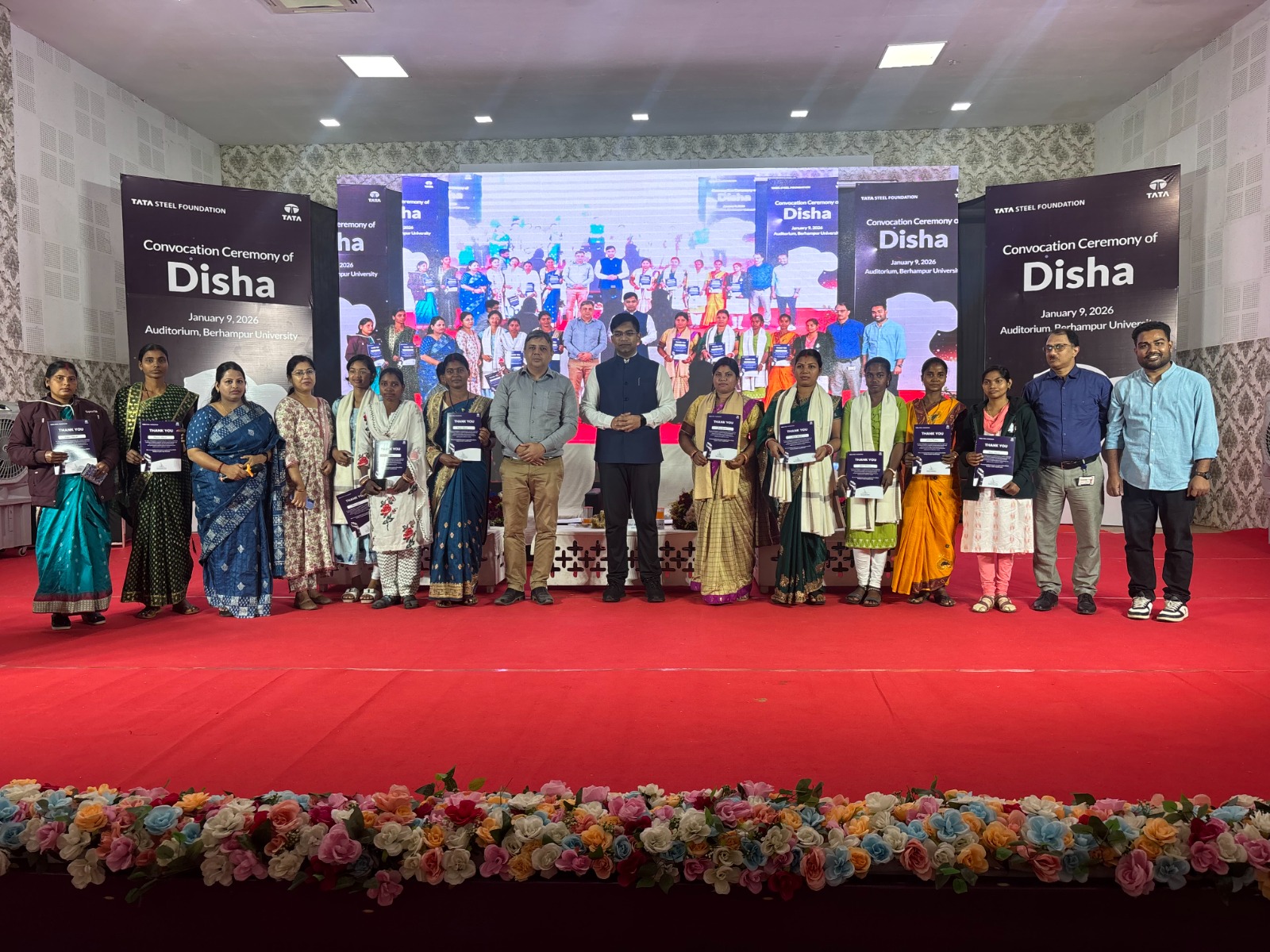 ଟାଟା ଷ୍ଟିଲ୍ ଫାଉଣ୍ଡେସନର ‘ଦିଶା’ ସମାବର୍ତ୍ତନ ଉତ୍ସବ: ୫୧୦ ଗ୍ରାମୀଣ ମହିଳା ସାଜିଲେ ଦକ୍ଷ ନେତୃତ୍ୱ