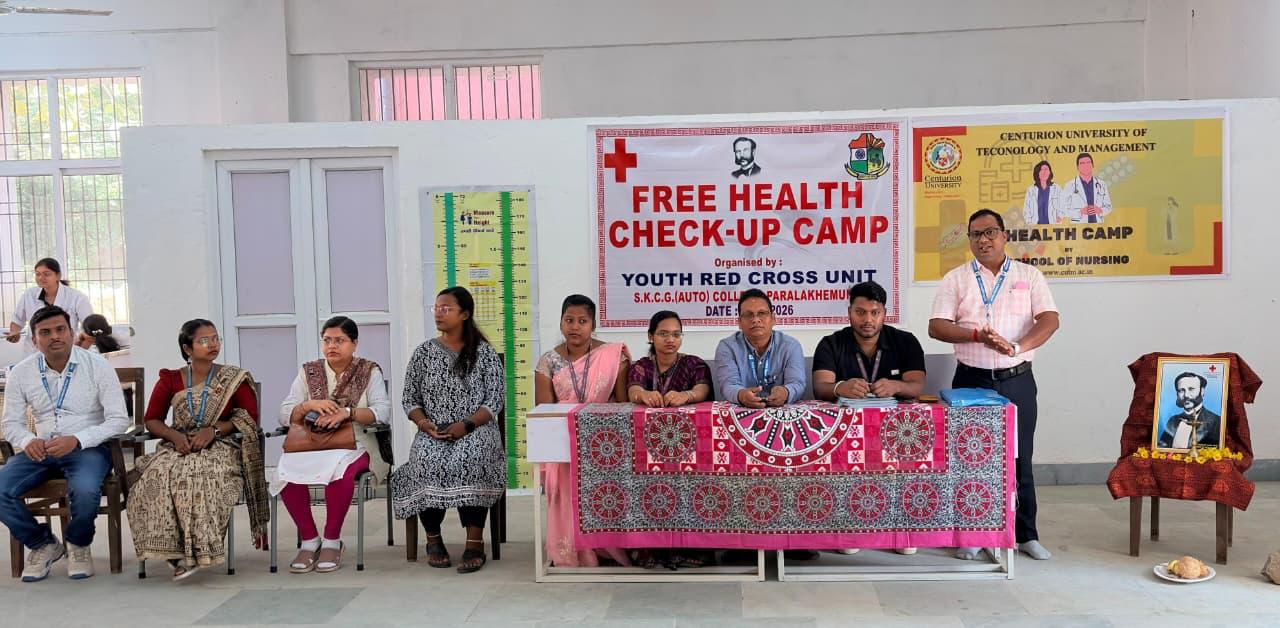 ଶ୍ରୀ କୃଷ୍ଣଚନ୍ଦ୍ର ଗଜପତି ସ୍ୱୟଂଶାସିତ ମହାବିଦ୍ୟାଳୟରେ ମାଗଣା ସ୍ୱାସ୍ଥ୍ୟ ଶିବିର