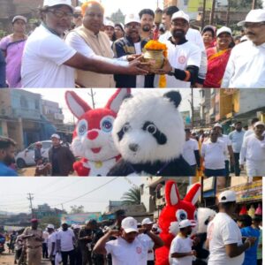 ମୋହନା ମହୋତ୍ସବ ନିମନ୍ତେ ମଶାଲ ଶୋଭାଯାତ୍ରା ।