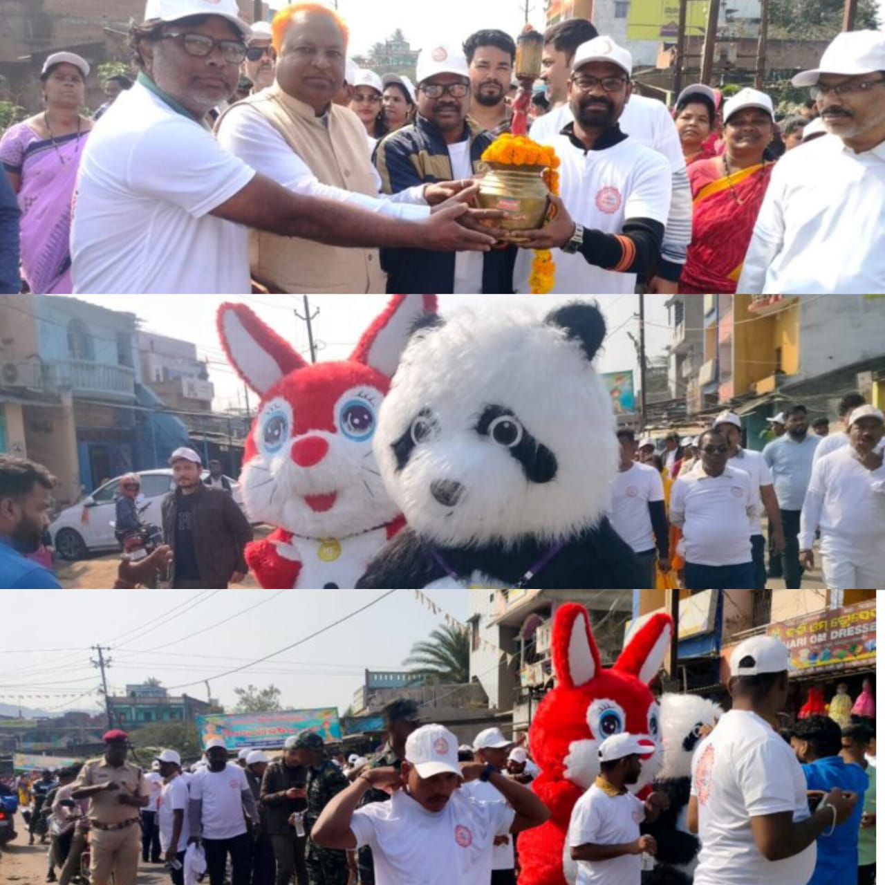 ମୋହନା ମହୋତ୍ସବ ନିମନ୍ତେ ମଶାଲ ଶୋଭାଯାତ୍ରା ।