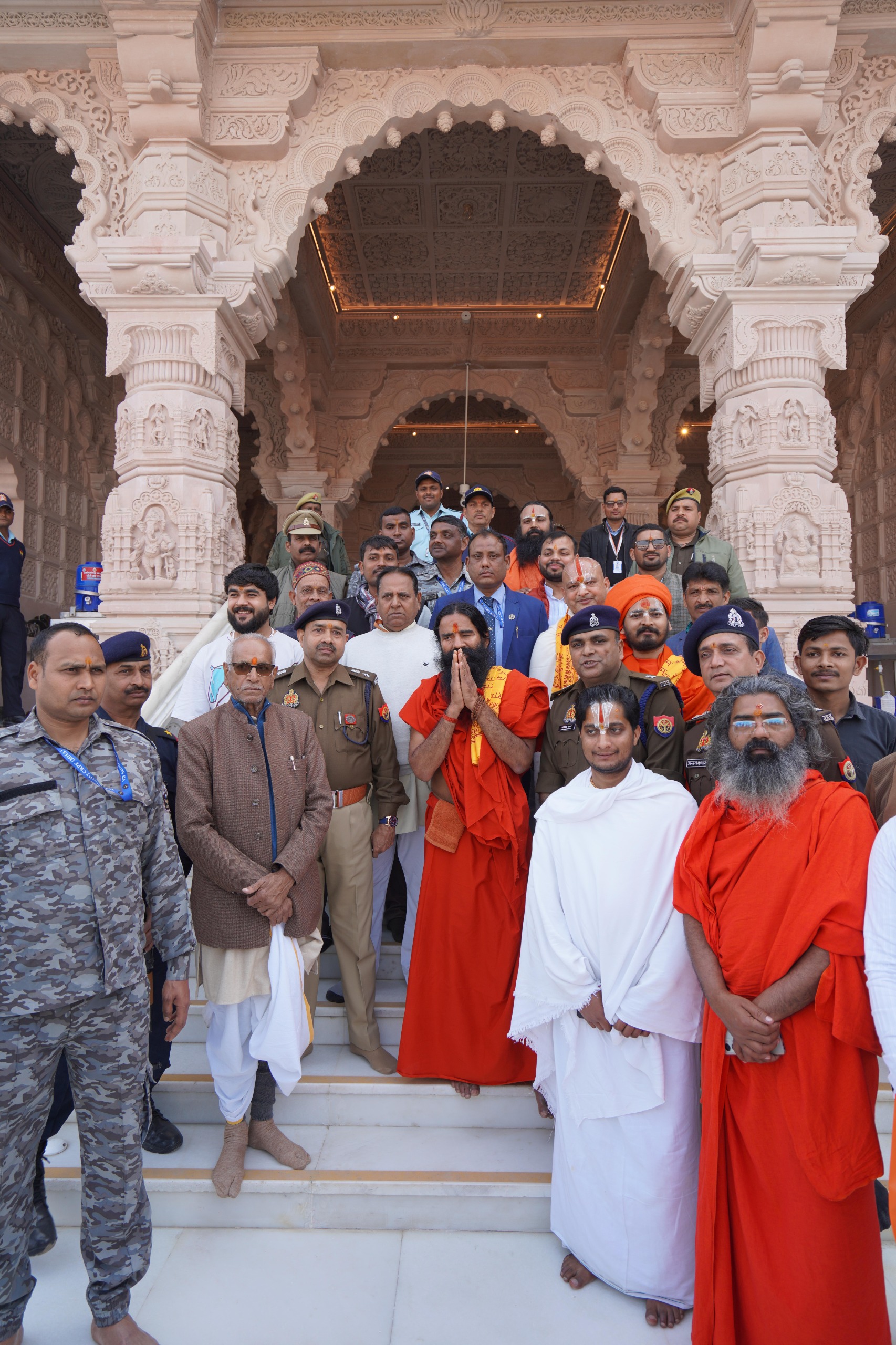 Baba Ramdev Visits Ram Mandir; Defence Ministry Study Committee Offers Prayers