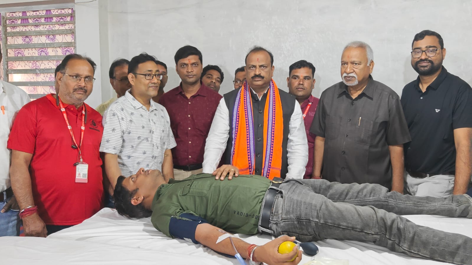 ସ୍ବର୍ଗତ ବୀମଳା ଦେବୀ ଙ୍କ ସ୍ମୃତି ରେ ରକ୍ତ ଦାନ ଶିବିର ୨୧୬ୟୁନିଟ ରକ୍ତ ସଂଗୃହୀତ ହୋଇଯାଇଛି।