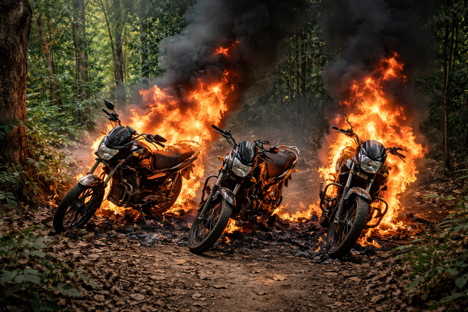 ବନ କର୍ମଚାରୀଙ୍କ ଗାଡ଼ି ଜାଳିଦେଲେ ଦୁର୍ବୃତ୍ତ