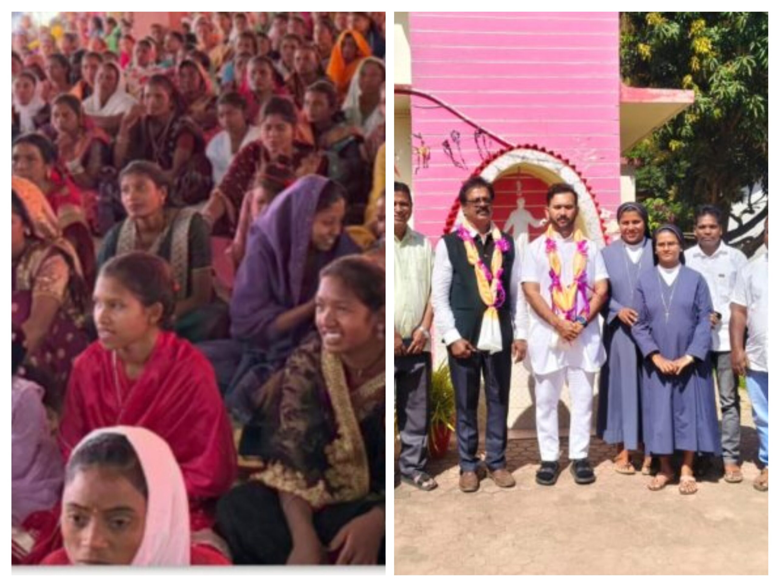 ପାରଳାଖେମୁଣ୍ଡି ବିଧାୟକ ନିଜ ପାଣ୍ଠିରୁ ସୋଲାର ଲାଇଟ ପ୍ରଦାନ କରିଲେ ମେରୀ ନଗର ପାରିଶକୁ ।