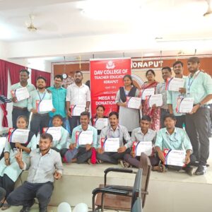 DAV College of Teacher Education, Koraput Collects 70 Units of Blood