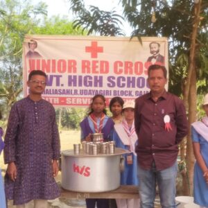 କେ. ଏମ୍. ଭାଲିଆସାହି ଜେ ଆର୍ ସି, ସ୍କାଉଟ କଲେ ପଣା ବଣ୍ଟନ