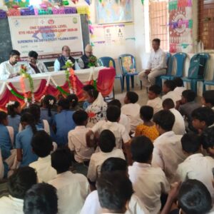 ଚକ୍ଷୁ ପରୀକ୍ଷା ଶିବିର ଅନୁଷ୍ଠିତ ।