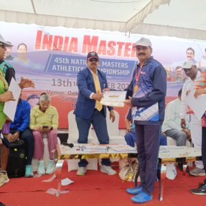 ଜାତୀୟ ମାଷ୍ଟର୍ସ ଆଥଲେଟିକ୍ ଚମ୍ପିଅନସିପ୍ ରେ ପଦକ ହାସଲ କଲେ ଗଜପତିର ଭେଟେରାନ ଖେଳାଳୀ କିଶୋର ରଥ ।