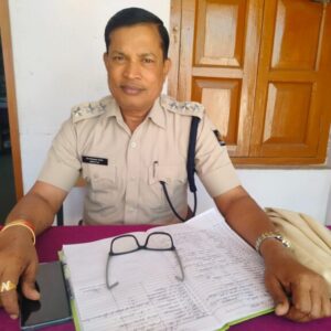 ମୋହନା ଥାନା ରେ ନୂତନ ଥାନା ଅଧିକାରୀ ଙ୍କ ଦାୟିତ୍ୱ ଗ୍ରହଣ ।