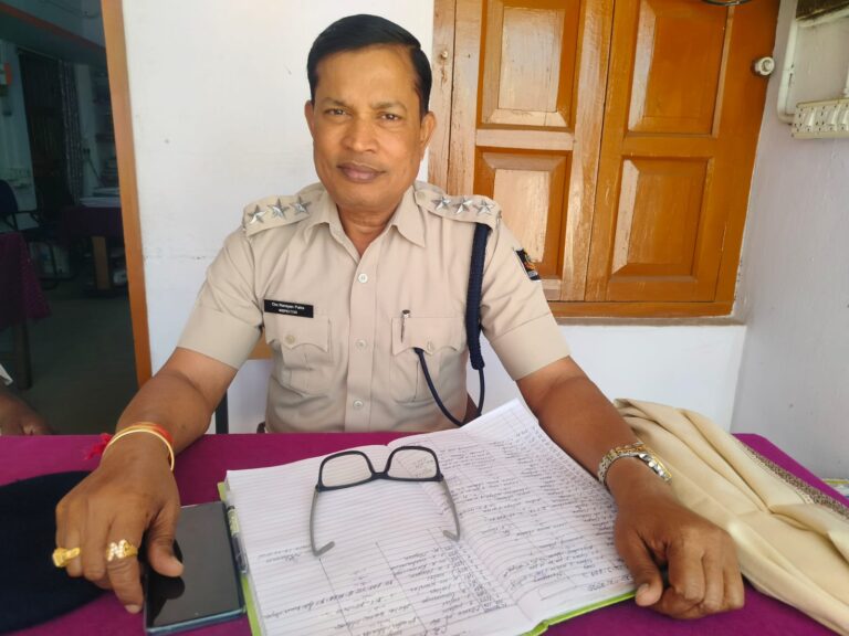 ମୋହନା ଥାନା ରେ ନୂତନ ଥାନା ଅଧିକାରୀ ଙ୍କ ଦାୟିତ୍ୱ ଗ୍ରହଣ ।