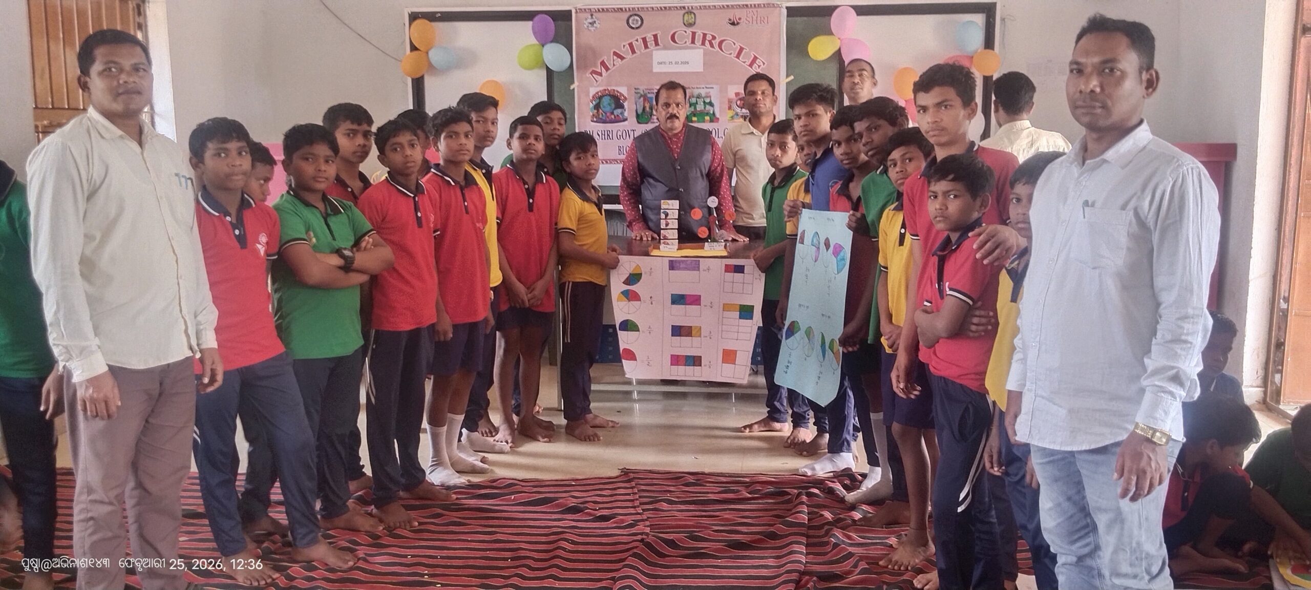 ଚାନ୍ଦପୁର ପି.ଏମ୍.ଶ୍ରୀ (ଏସ୍.ଏସ୍.ଡି) ହାଇ ସ୍କୁଲ ରେ ଗଣିତ ସର୍କଲ