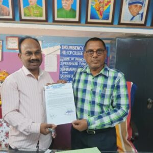 ମୋହନା ହିଲ-ଟପ ମାଧ୍ୟମିକ ବିଦ୍ୟାଳୟ ର ଅଧ୍ୟକ୍ଷ ଙ୍କୁ ଅବସର କାଳିନ ସମ୍ବର୍ଦ୍ଧନା ସହ ଦାୟିତ୍ୱ ହସ୍ତାନ୍ତର