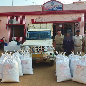 ୫୮୬ କେ.ଜି. ଗଞ୍ଜେଇ ଜବତ, ଜଣେ ବ୍ୟକ୍ତି କୁ ଗିରଫ କରିଲା କାଶୀପୁର ପୋଲିସ