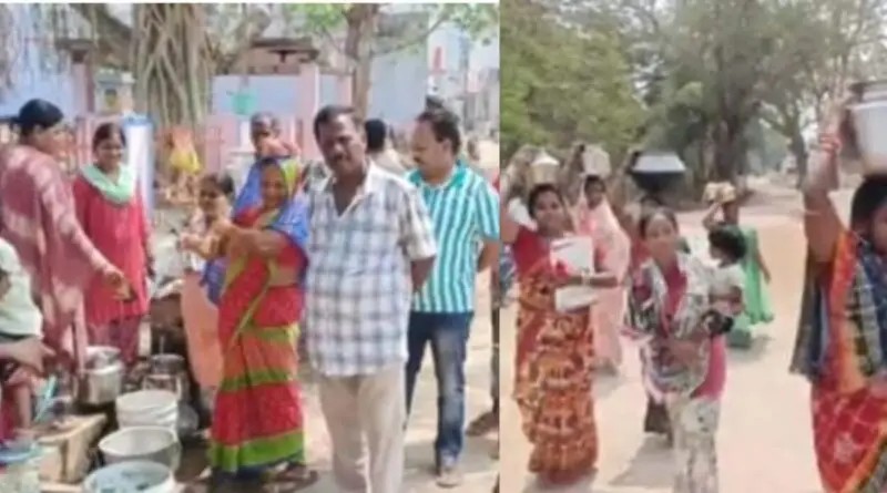 ପାରଳା ସହର ଉପକଣ୍ଠର ଶାନ୍ତିନଗର ପିଇବା ପାଣି ଅଭାବ: ପାଣି ପାଇଁ ଯିବାକୁ ପଡୁଛି ୨ କିମି ।