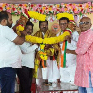 ପାରଳାଖେମୁଣ୍ଡି ରେ ବିଜେପି ର ମିଶ୍ରଣ ପର୍ବ ।