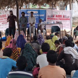 ଗଡ଼ର ଗାଁରେ ଏଡ୍ସ ସଚେତନତା ଓ ମାଗଣା ସ୍ୱାସ୍ଥ୍ୟ ଶିବିର ।