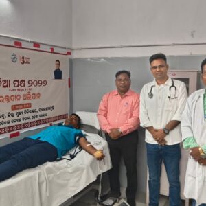 ଓଡ଼ିଆ ପକ୍ଷ ପାଳନ ଅବସରରେ ରକ୍ତଦାନ ଶିବିର ଅନୁଷ୍ଠିତ।