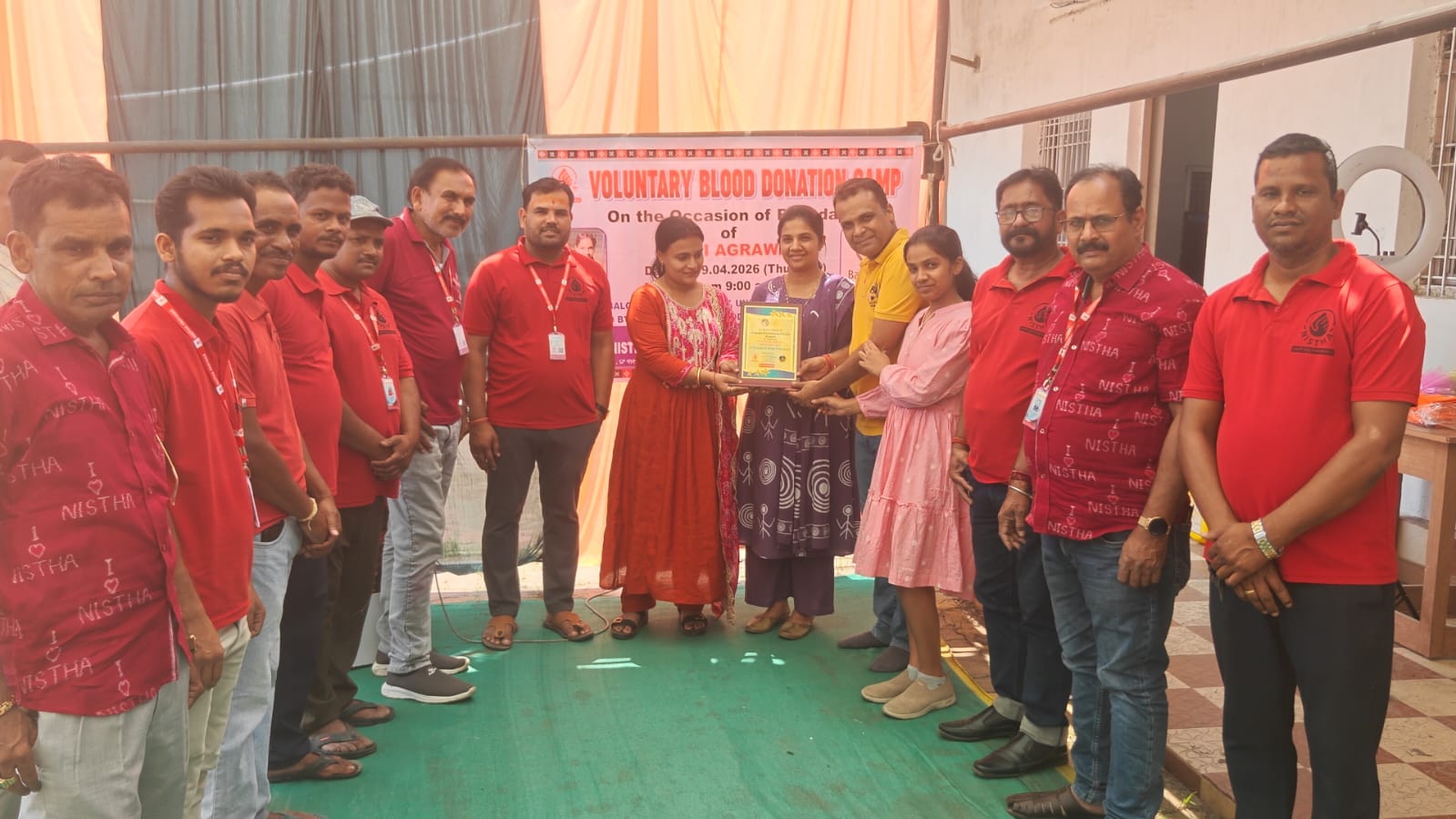 ଝିଅ ର ଜନ୍ମ ଦିନ ରେ ରକ୍ତ ଦାନ ଶିବିର ୩୬ୟୁନିଟ ରକ୍ତ ସଂଗୃହୀତ ହୋଇଯାଇଛି।