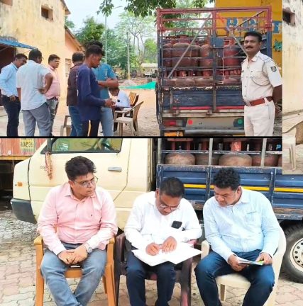 ବେଆଇନ ଭାବେ ଗ୍ୟାସ୍ ସିଲିଣ୍ଡର ବିକ୍ରି: ୪୮ଟି ସିଲିଣ୍ଡର ସହ ଗାଡ଼ି ଜବତ