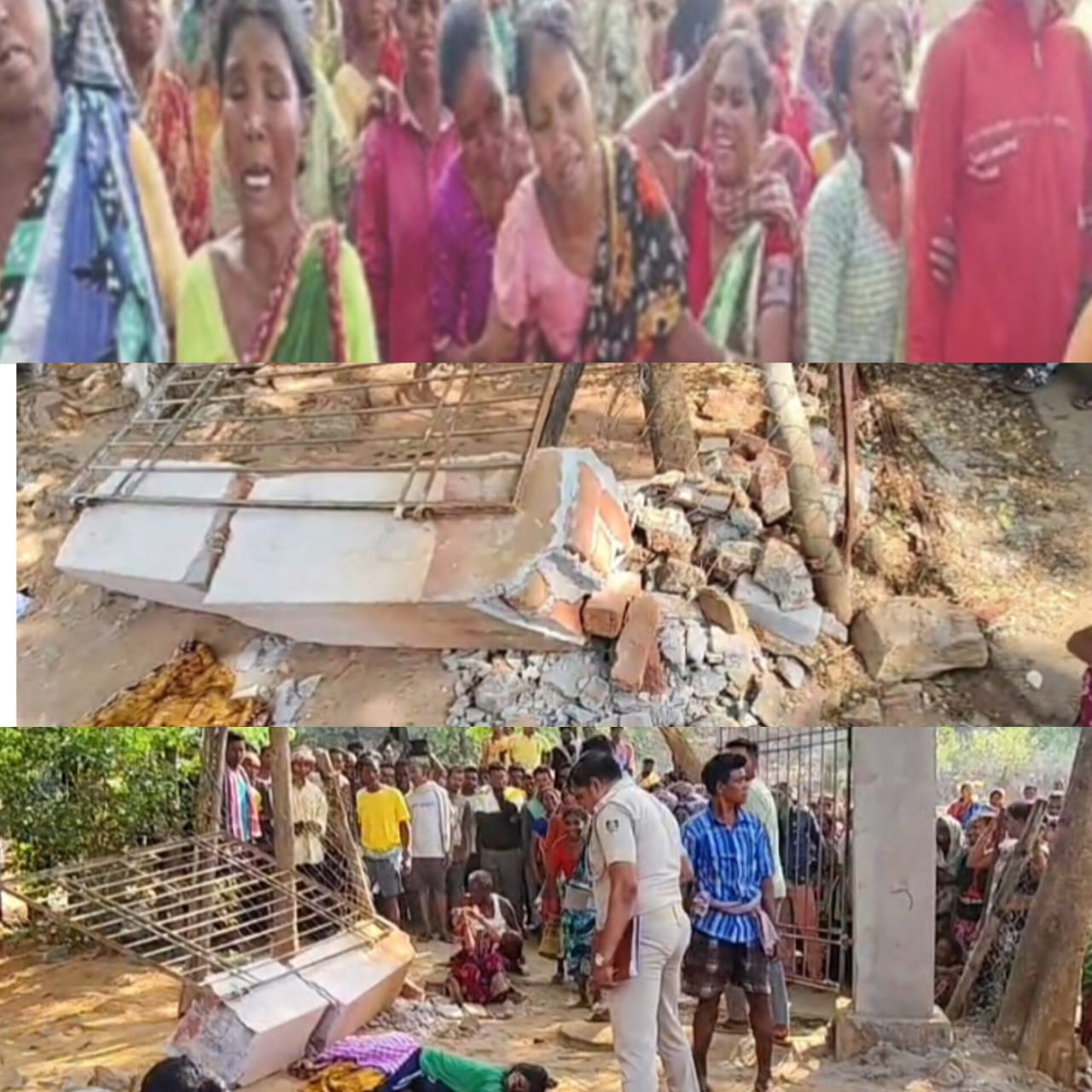 ସ୍କୁଲ ମୁଖ୍ୟ ଫାଟକର କାନ୍ଥ ଭୁସୁଡ଼ି ପଡି ଦୁଇ ଛାତ୍ରୀଙ୍କ ମୃତ୍ୟୁ ।