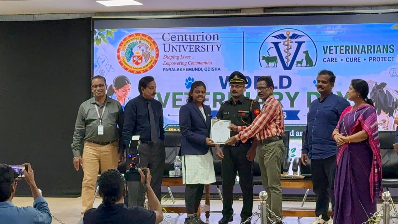 ସିୟୁଟିଏମ ଠାରେ ବିଶ୍ବ ପଶୁଚିକିତ୍ସା ଦିବସ ପାଳିତ ।