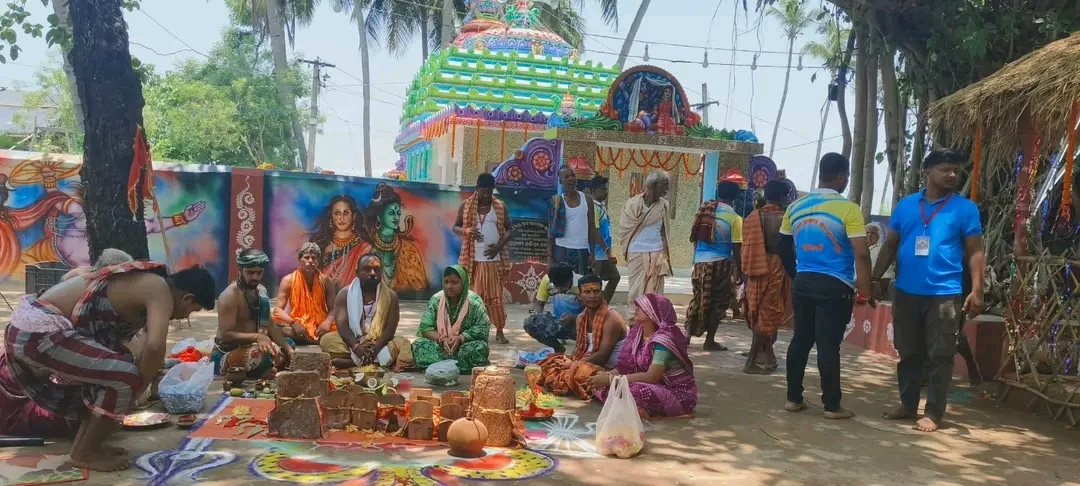 ଗଞ୍ଜାମ ଜିଲ୍ଲା ଢଉଗାଁ ରେ ବିଶ୍ୱଶାନ୍ତି ମହାଯଜ୍ଞ l.