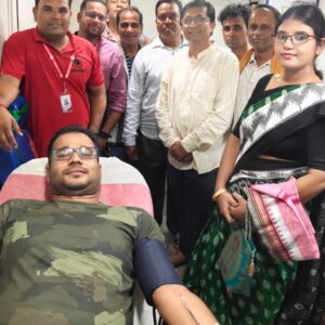 ମେ୦୧ ରୁ ମେ ୧୩ପର୍ଯ୍ୟନ୍ତ ହେବାକୁ ଥିବା ରକ୍ତ ଦାନ ଶିବିର ରଦ୍ୱାଦଶ ଦିନରେ #୩୪ୟୁନିଟ ରକ୍ତ ସଂଗୃହୀତ