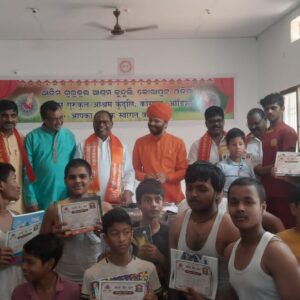 କୁନ୍ଦୁଲୀସ୍ଥିତ ଗୁରୁକୁଳ ଆଶ୍ରମରେ ସଂସ୍କାର ସ୍ବାବଲମ୍ବନ ଲଘୁ ଗୁରୁକୁଳ ଶିବିର ଉଦଯାପିତ।