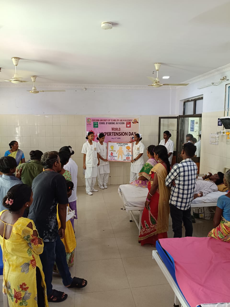 ସେଞ୍ଚୁରିଆନ ୟୁନିଭର୍ସିଟି ସ୍କୁଲ ଅଫ ନର୍ସିଙ୍ଗ ପକ୍ଷରୁ ବିଶ୍ୱ ଉଚ୍ଚ ରକ୍ତଚାପ ଦିବସ ପାଳିତ