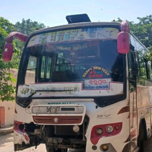 ଗଞ୍ଜାମ ଜିଲ୍ଲାରେ ବସ୍-ବାଇକ୍ ମୁହାଁମୁହିଁ ଧକ୍କା: ଚାଳକ ମୃତ
