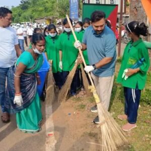 ମହେନ୍ଦ୍ରଗିରି ପର୍ବତରେ ସାମୂହିକ ସ୍ବଚ୍ଛତା ଅଭିଯାନ ଅନୁଷ୍ଠିତ ।
