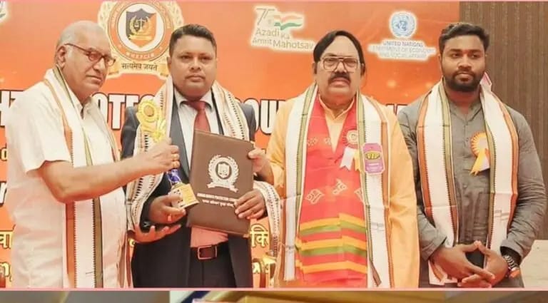 ମାନବାଧିକାର ସୁରକ୍ଷା ପରିଷଦ ଦ୍ୱାରା “ଓଡ଼ିଶା ଗୌରବ ସମ୍ମାନ”ରେ ସମ୍ମାନୀତ ହେଲେ ପ୍ରଦୀପ କୁମାର ଦାସ ।