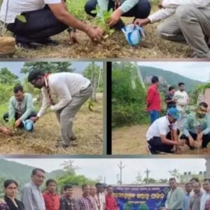 ଜିଲ୍ଲାରେ ୭୭ ତମ ବନ ମହୋତ୍ସବ ପାଳିତ : “ଏକ ପେଡ଼ ମା’ କେ ନାମ” ଅଭିଯାନରେ ବୃକ୍ଷରୋପଣ ।