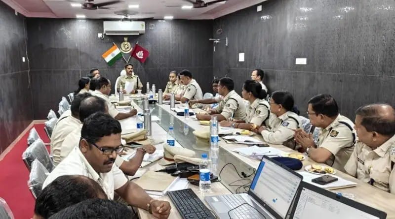 ଜିଲ୍ଲାସ୍ତରୀୟ କ୍ରାଇମ୍ ରିଭ୍ୟୁ ବୈଠକ ।