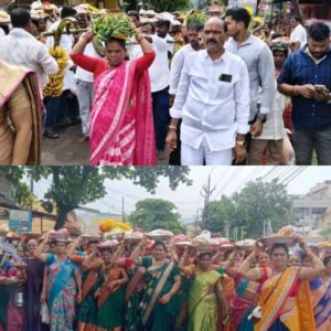 ମା ମଝିଘରିଆଣୀଙ୍କୁ ଆଷାଢ ଶାଢ଼ୀ ଓ ଭାର ସମର୍ପଣ।